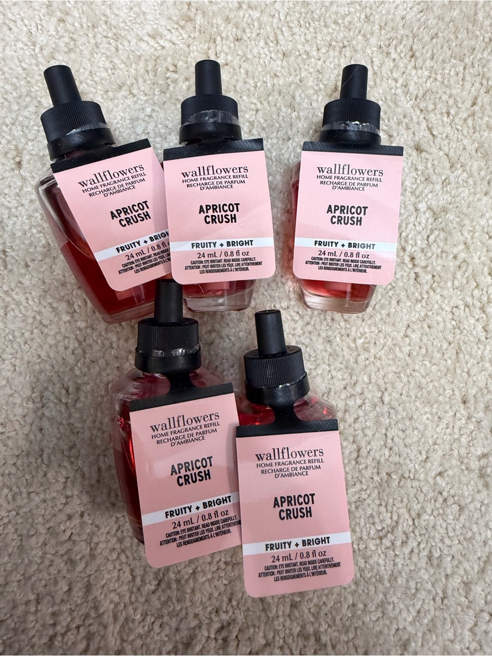 NEW NWT 5 Bath and Body Works Refills - Apricot Crush